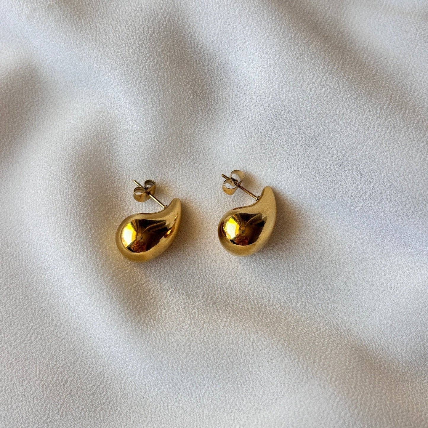 Goccia Bold - Gold Earrings: SMALL 20MM