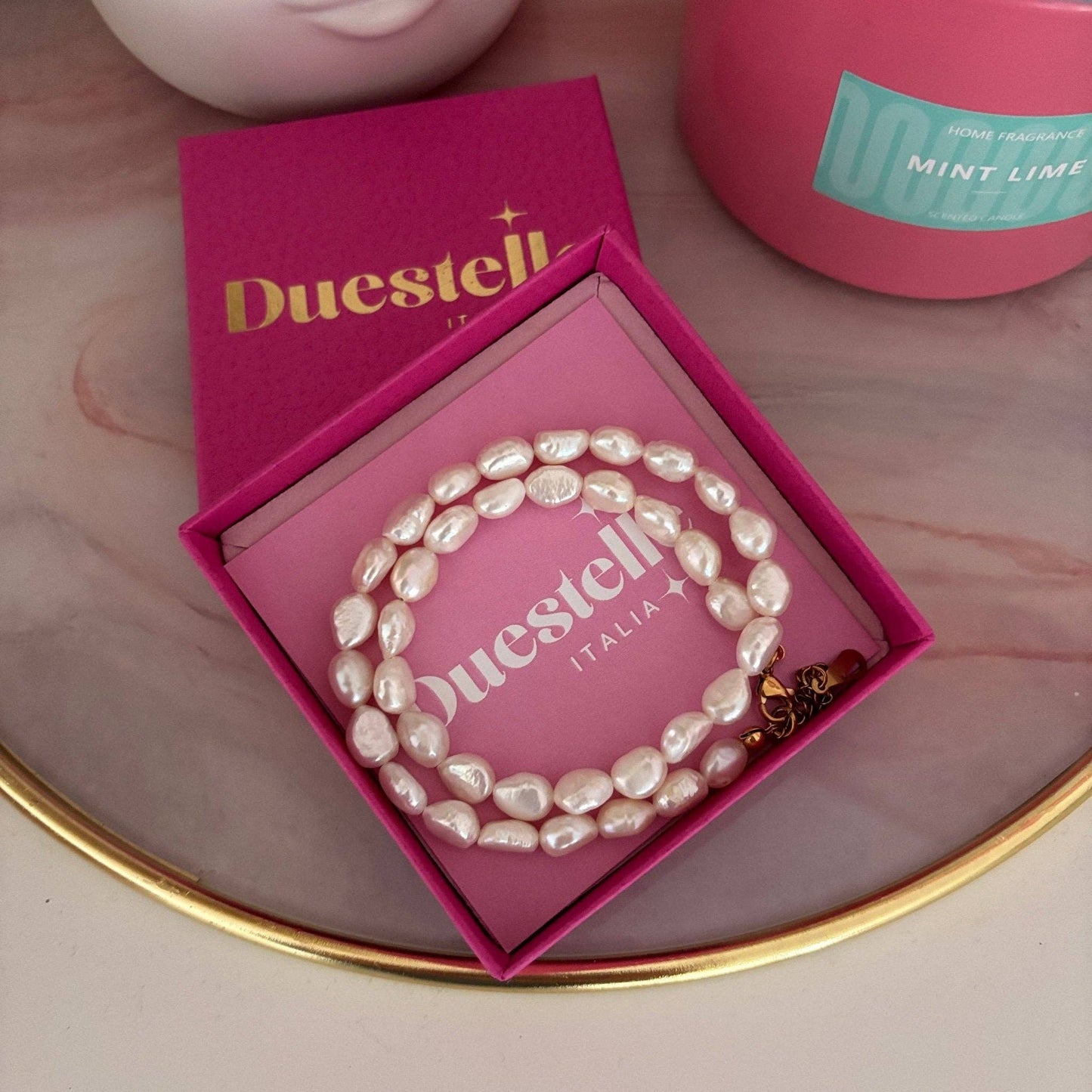 Oceania - Choker Necklace with Baroque Pearls