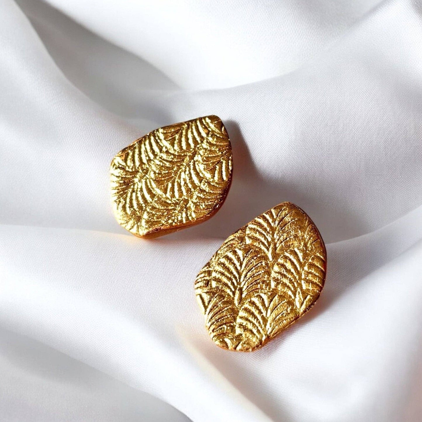 Elemental Gold - Contemporary Gold Earrings