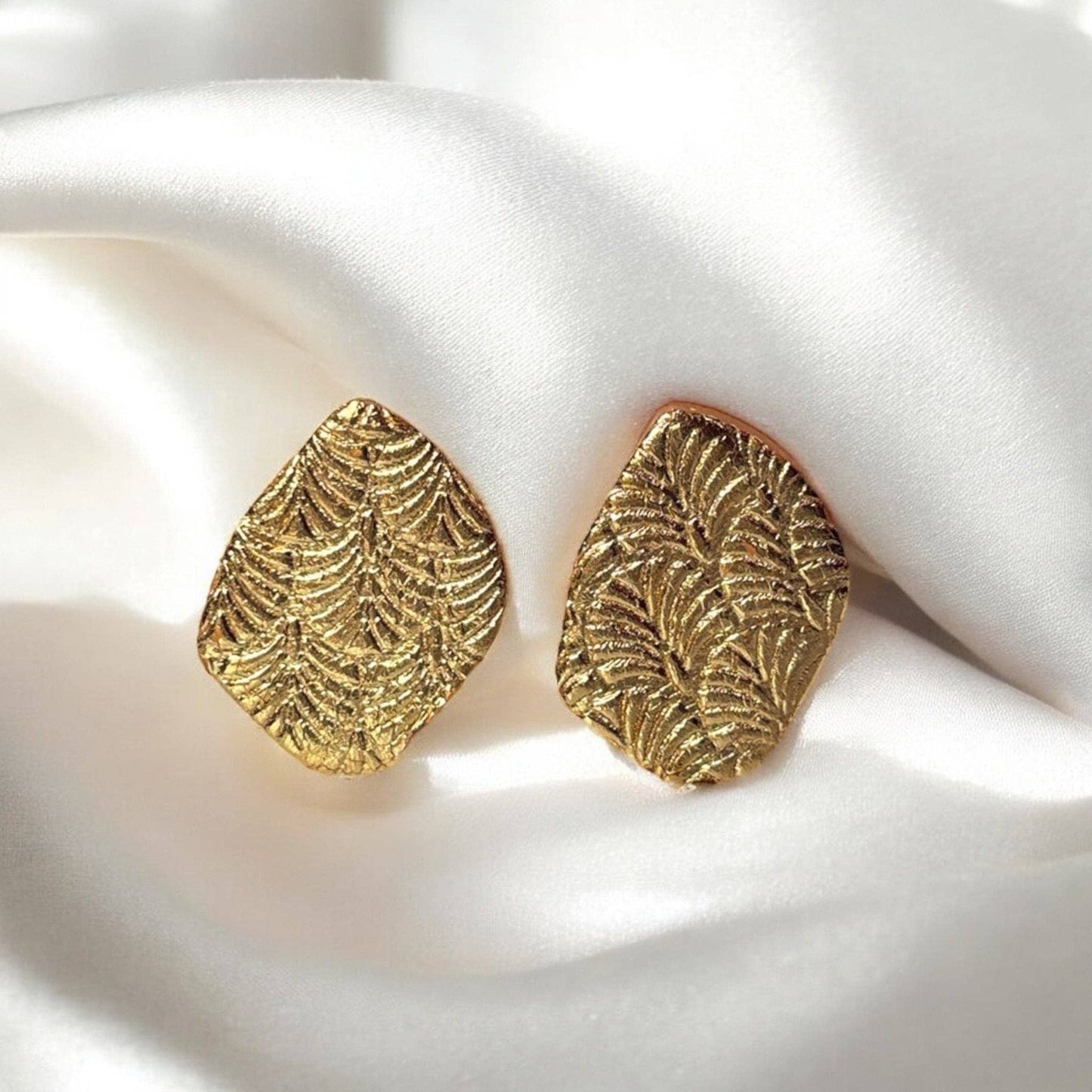 Elemental Gold - Contemporary Gold Earrings