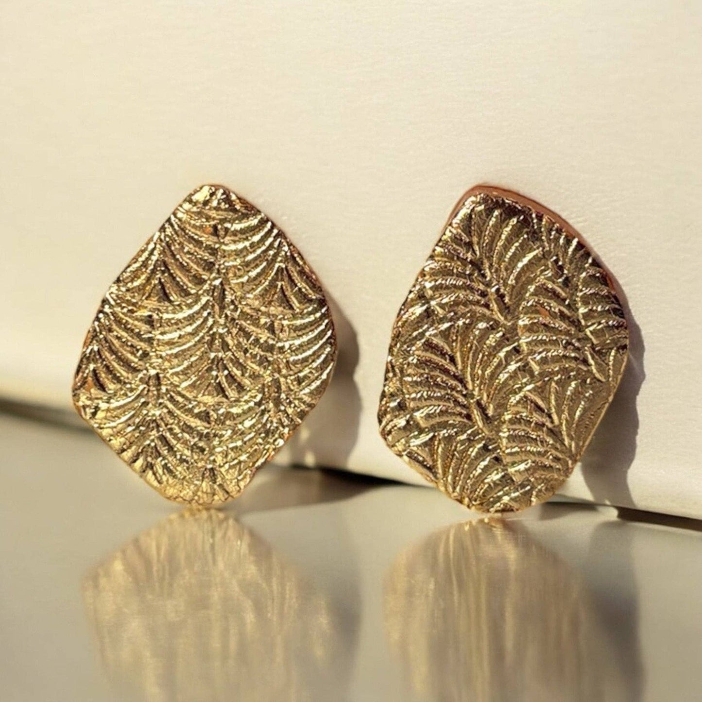 Elemental Gold - Contemporary Gold Earrings