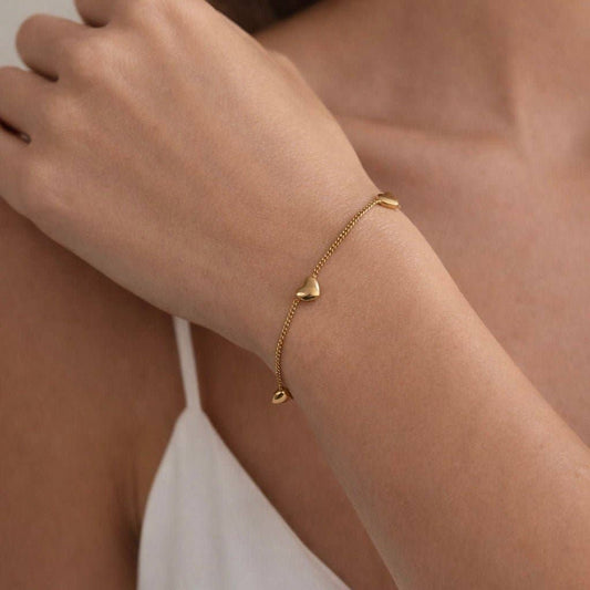 Legami Dorati - Bracelet with Hearts