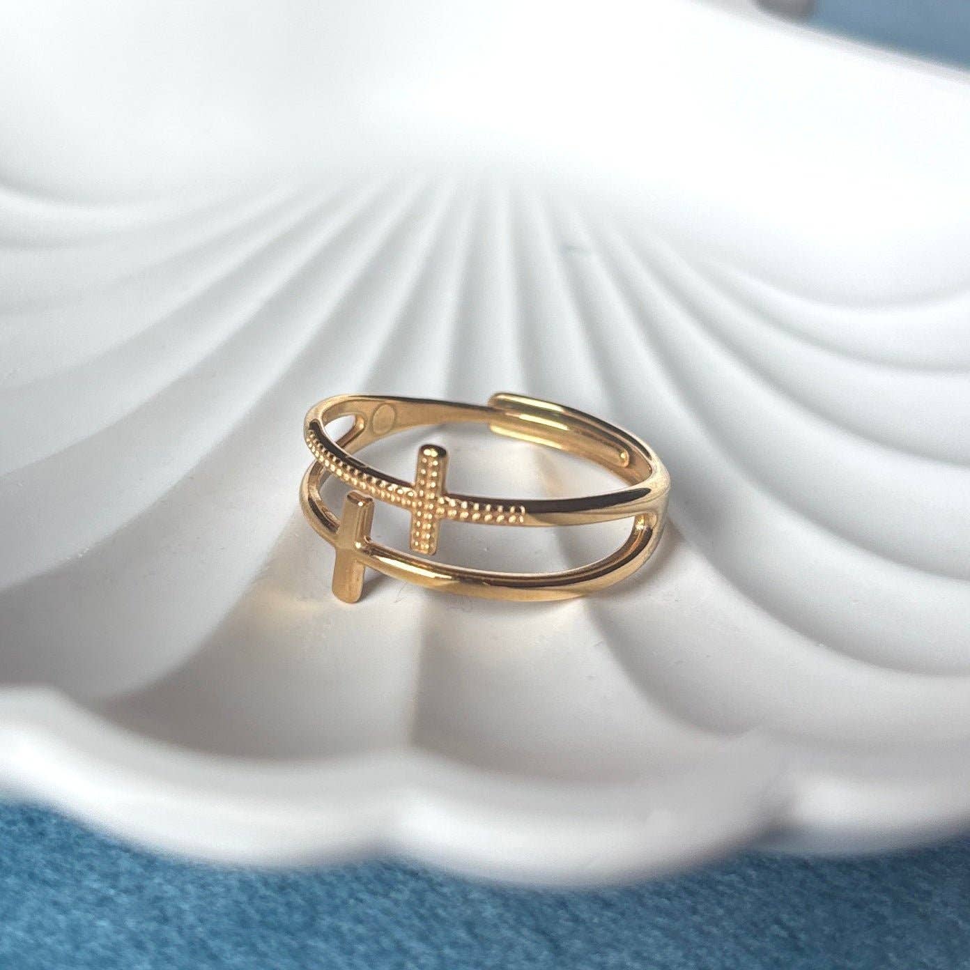 Cross Duo - Ring