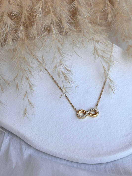 Infinity - Infinity necklace 18K gold plated