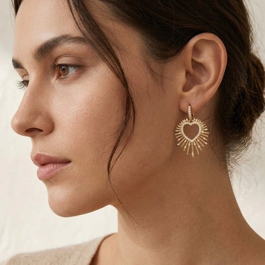 Sacred Heart - earrings