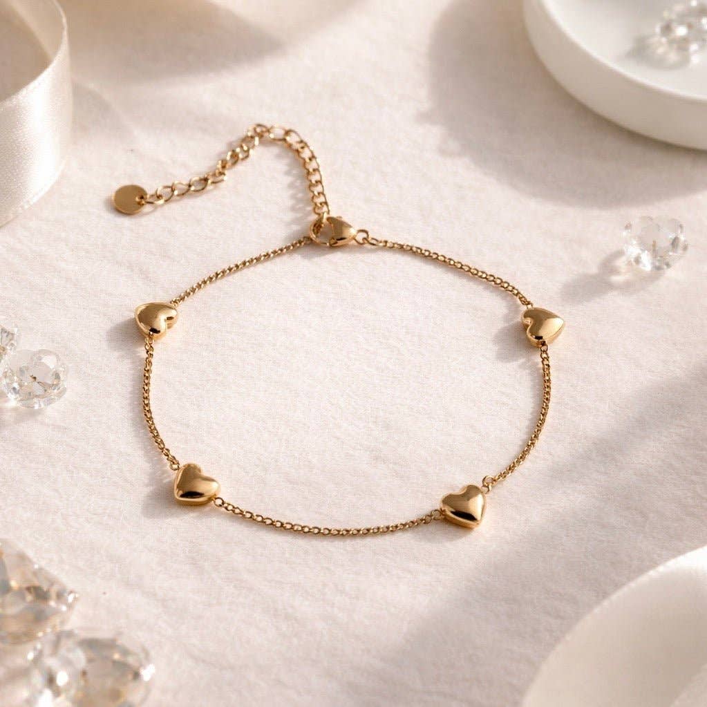 Legami Dorati - Bracelet with Hearts