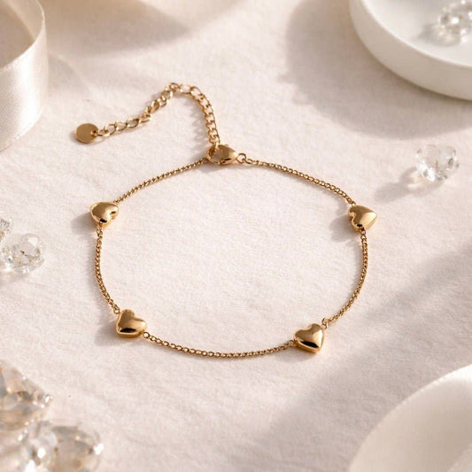 Legami Dorati - Bracelet with Hearts