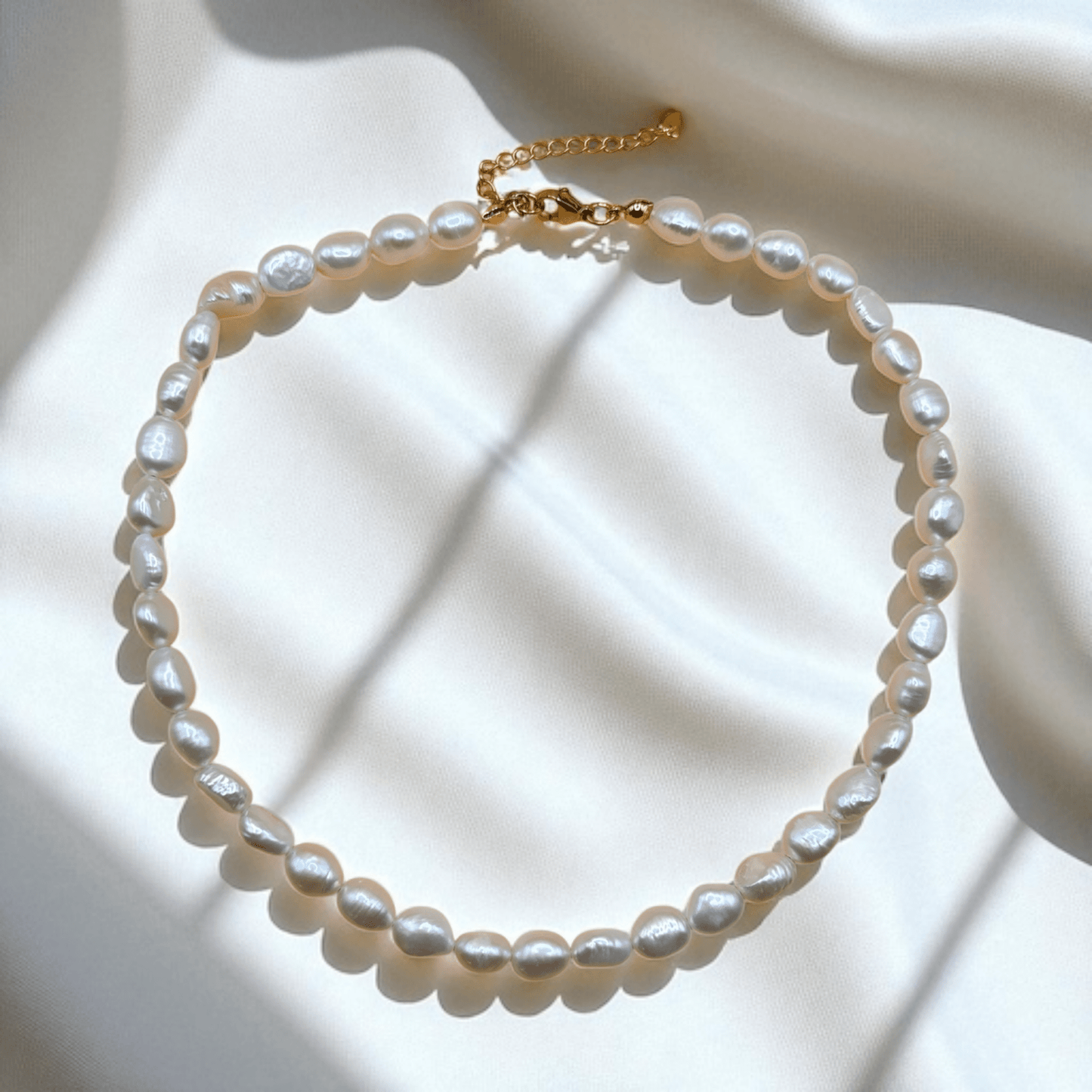 Oceania - Choker Necklace with Baroque Pearls